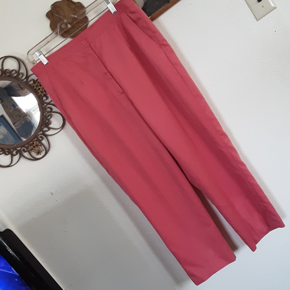 DRAPER'S & DAMON'S PEACH PANTS, SIZE 14 PETITE